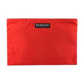 Balenciaga Nylon Clutch Unisex Red
