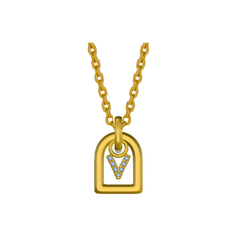 NEVERFAR S925 Silver Thick 18K Gold Plated Necklaces Women's-21