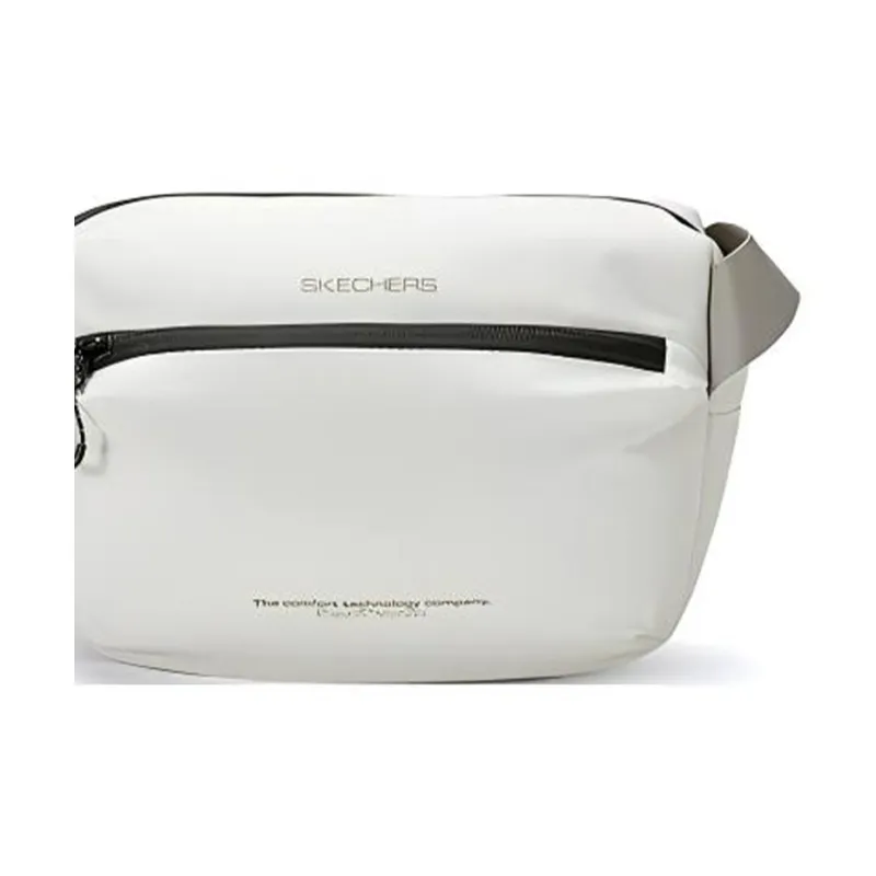 Skechers Fabric Shoulder Bag Crossbody Bag Regular Unisex Jade White-4