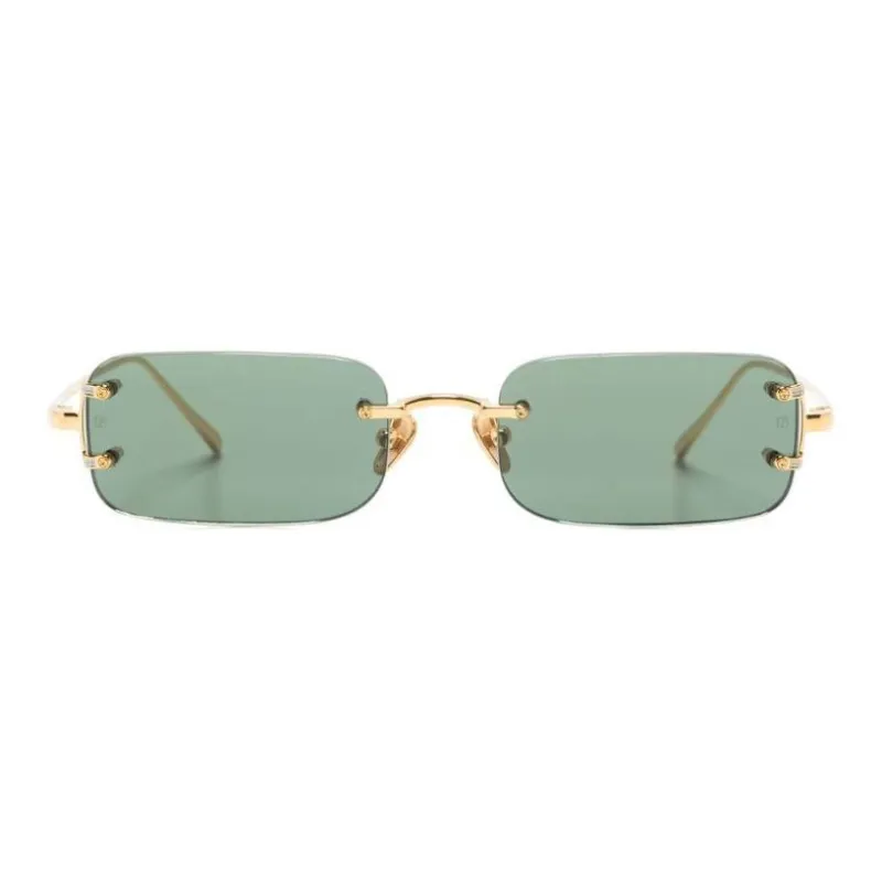 Linda Farrow Taylor Rectangular Frame Suanglasses-1