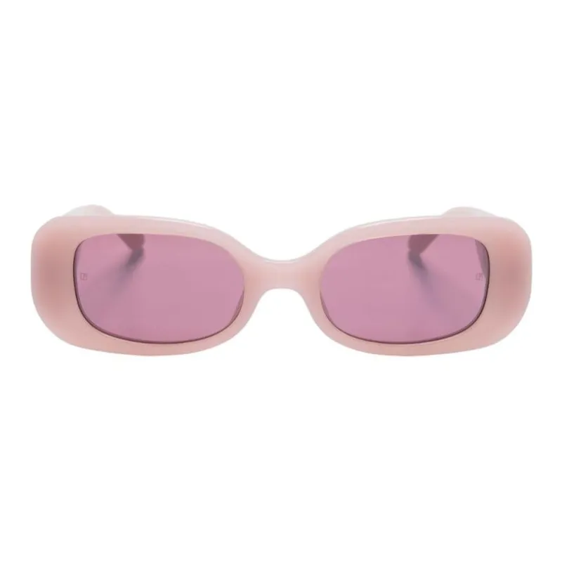 Linda Farrow Lola Rectangular Frame Sunglasses-1