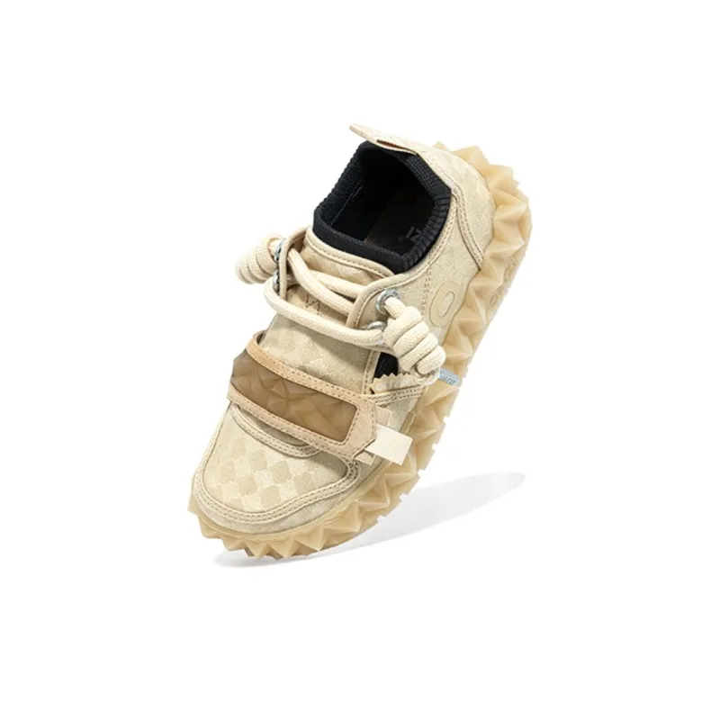 OETZI Ice Mountain Series 11 Casual Shoes Unisex Low Top Apricot-3