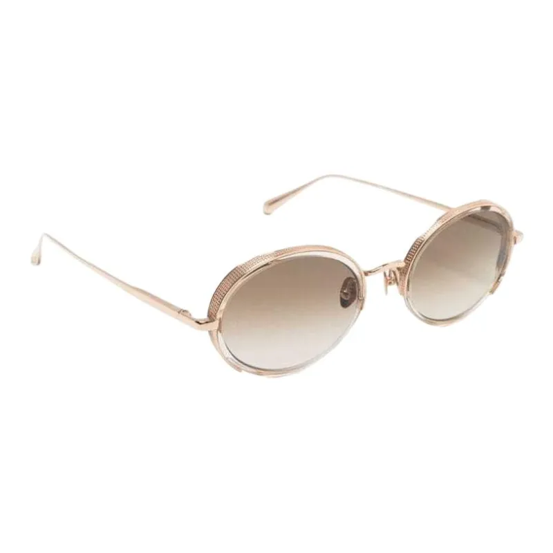 Linda Farrow Finn Oval Frame Sunglasses-2