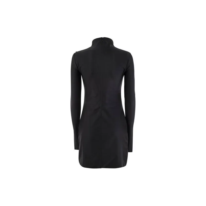 SportMax Mock Neck Long Sleeved Dress-1