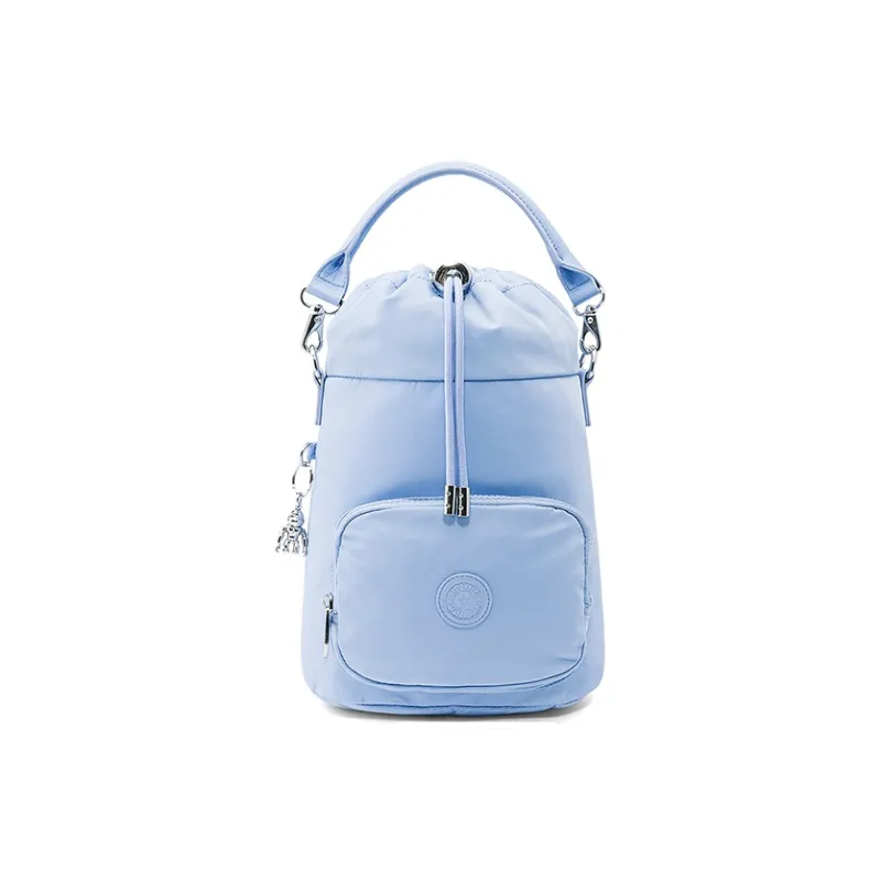 Kipling Polyamide Bucket Bag, Crossbody Bag, Shoulder Bag, Handbag Small Size Unisex Fading Blue-3