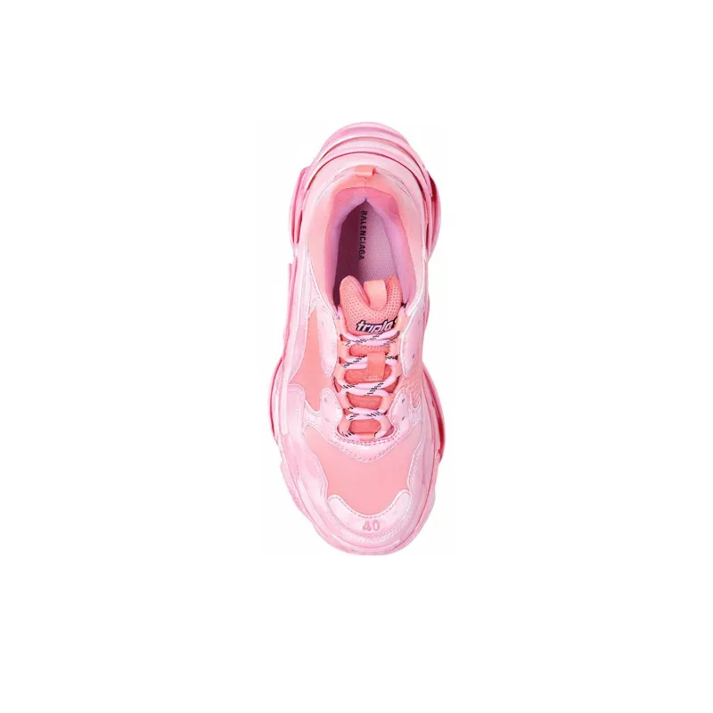 Balenciaga Triple S Faded Dark Pink Women's-3
