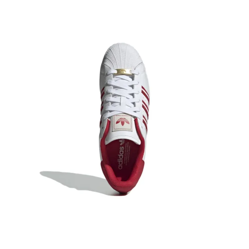 Adidas Originals Superstar Cloud White Team Victory Red Grey-2