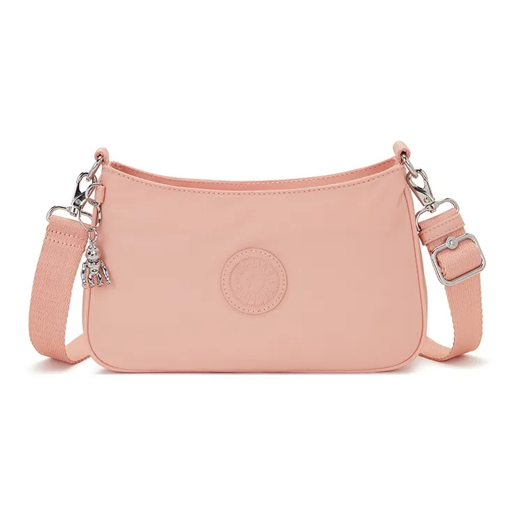 Kipling Polyamide Handbag, Shoulder Bag, Crossbody Bag Small Size Unisex Soft Pink-0