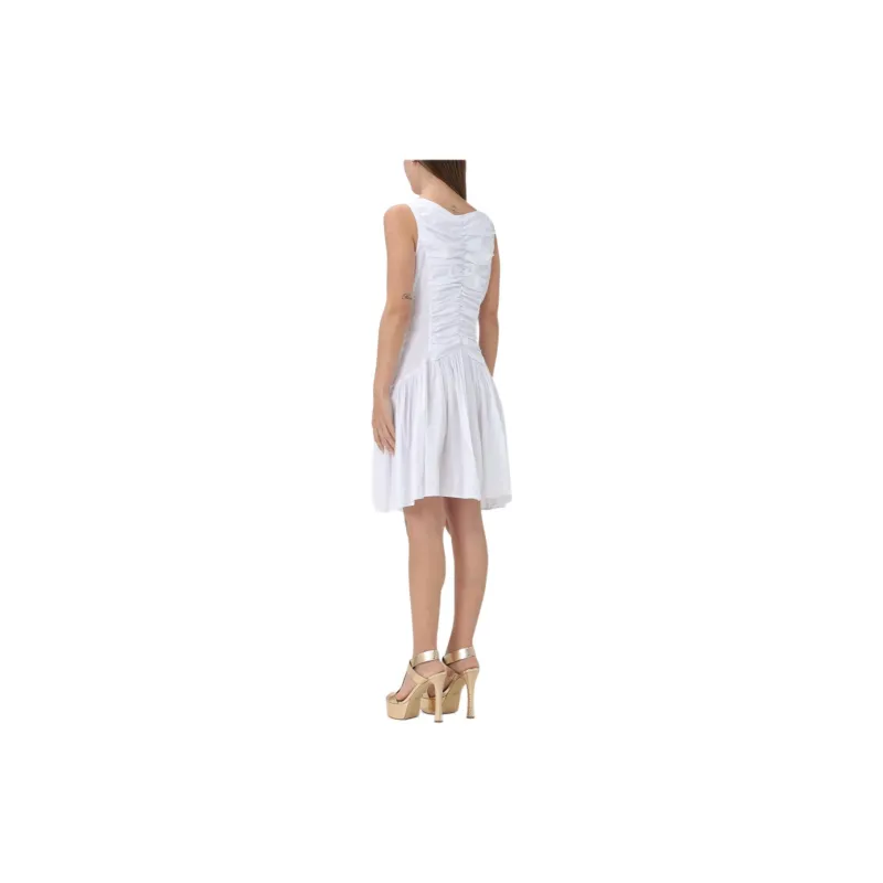 PINKO Sleeveless Dress Women's White-1