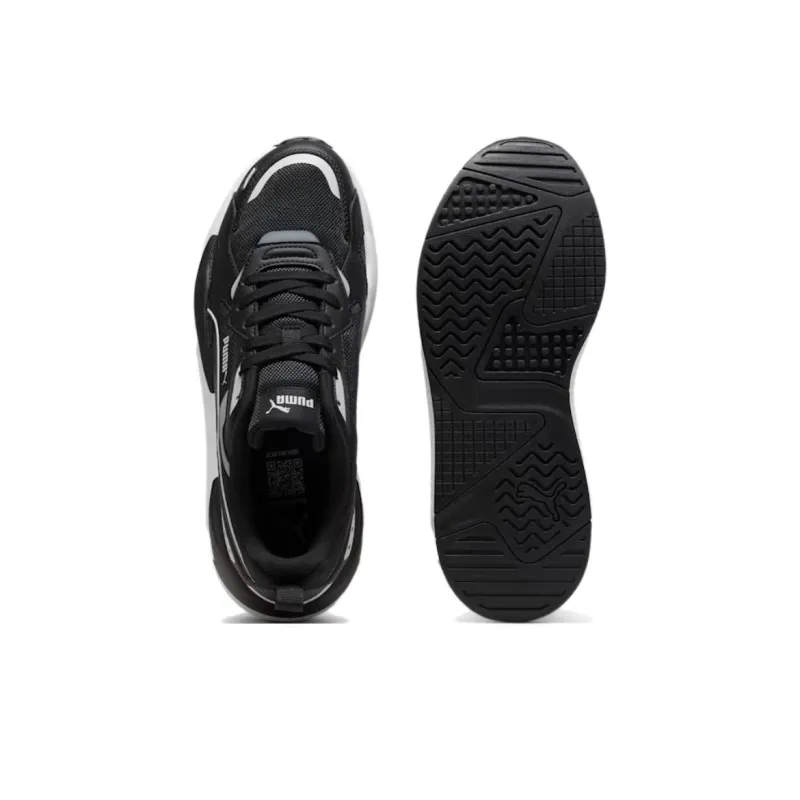 PUMA X RAY Anti Slip Wear Resistant Low Top Casual Running Shoes Unisex Black White-3