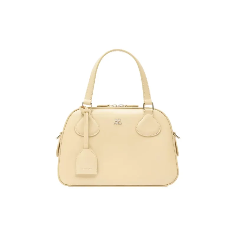 COURREGES Leather Shoulder Bag Crossbody Bag Handbag Women's Soft Butter-0