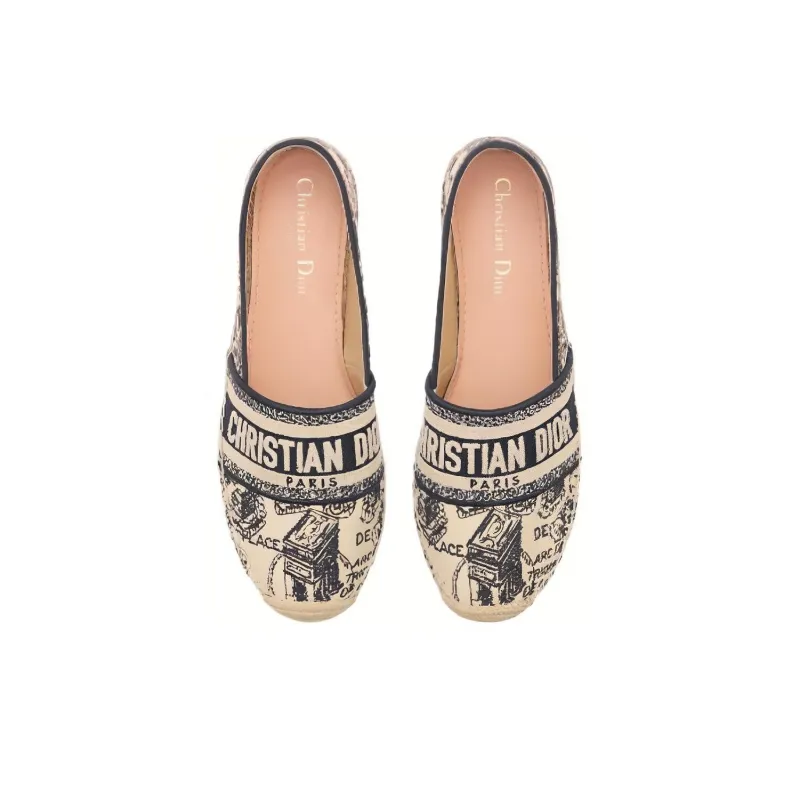 DIOR Granville Espadrilles Women's Marine Blue-4