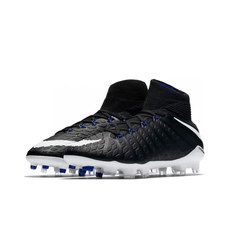 Nike Hypervenom Phantom 3 Df Fg Black White Game Royal GS-1