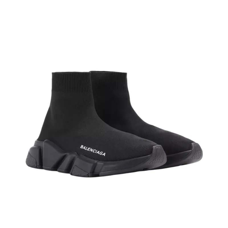 Balenciaga Speed Clear Sole Black Women's-2