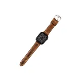 Dark Brown Silver-Tone Buckle