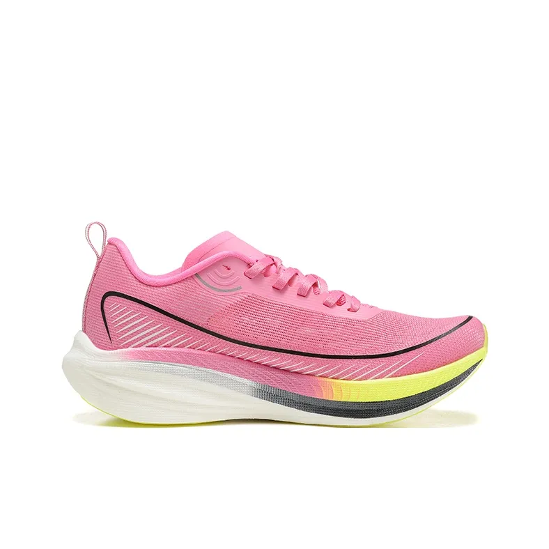 DUANGOU Running Shoes Unisex Low Top Watermelon Red/Yellow Black-1