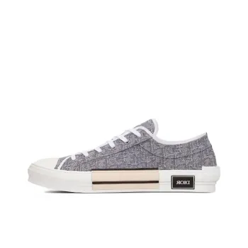 DIOR B23 Low Top Ruthenium Metallic Thread DIOR Oblique Jacquard