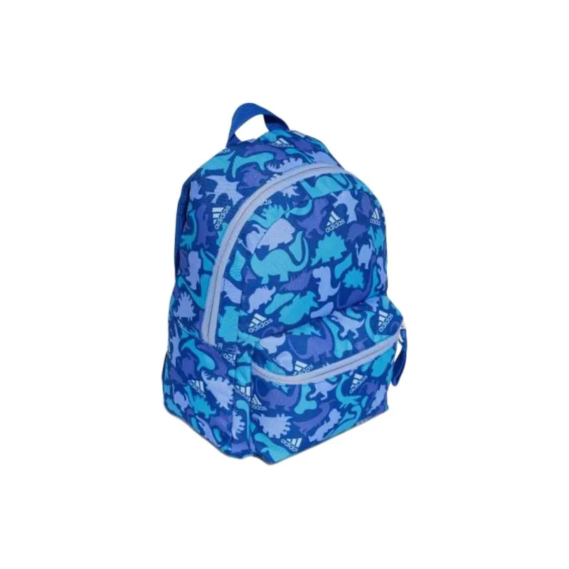 Adidas Polyester Backpack Unisex Royal Blue With Multicolor Accents-2