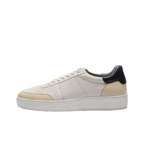 Sandro Low Top Skateboard Shoes Men's White