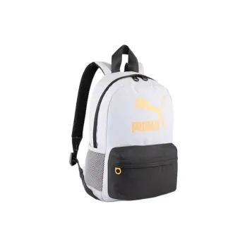 PUMA Polyester Backpack Small Size Unisex Gray Fog
