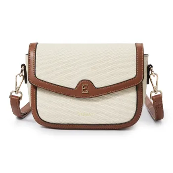 ST&SAT Synthetic Leather Crossbody Bag, Shoulder Bag Women's Apricot