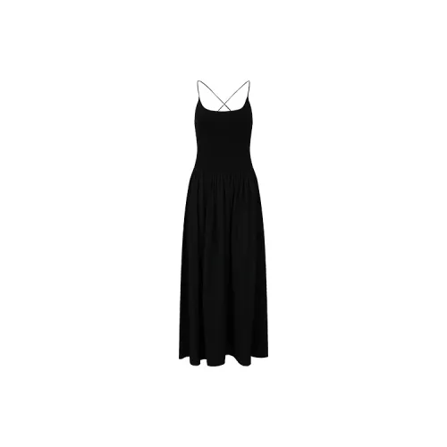 URBAN REVIVO Slip Dresses Women's Jet Black