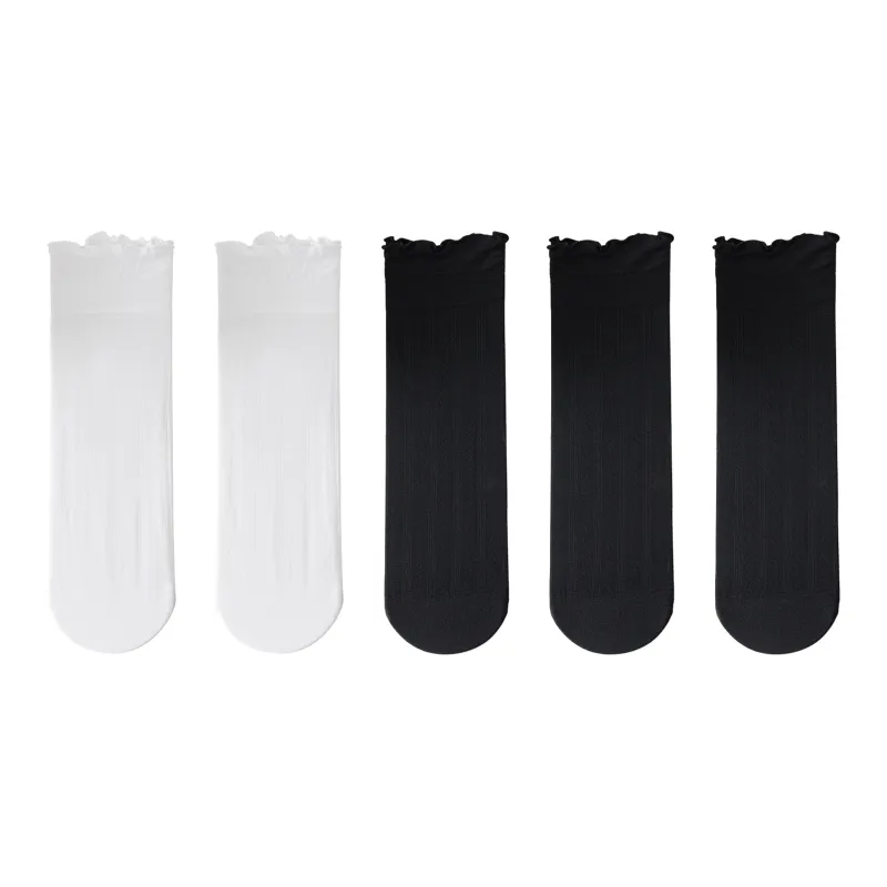 XXLLG Mid Calf Socks Women's 5 Pack-5
