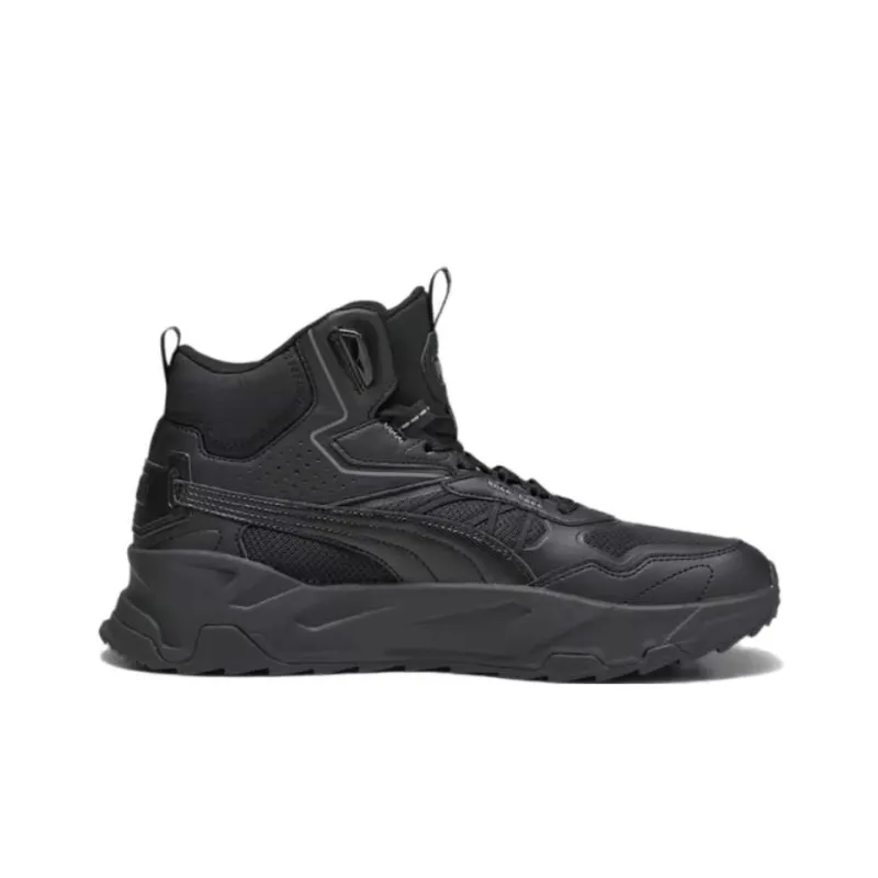 PUMA Trinity Anti Slip Wear Resistant Mid Top Outdoor Shoes Men's Black-1