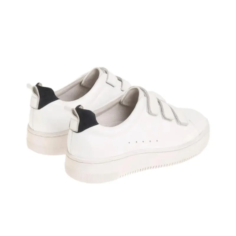 Sandro Low Top Skateboard Shoes Women's White-2