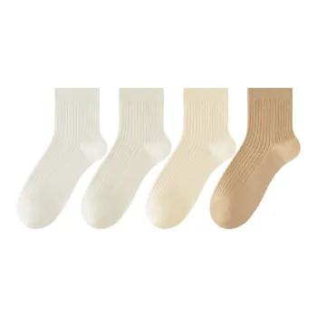XXLLG Mid-Calf Socks Women's Shopping Bag 4 Pack