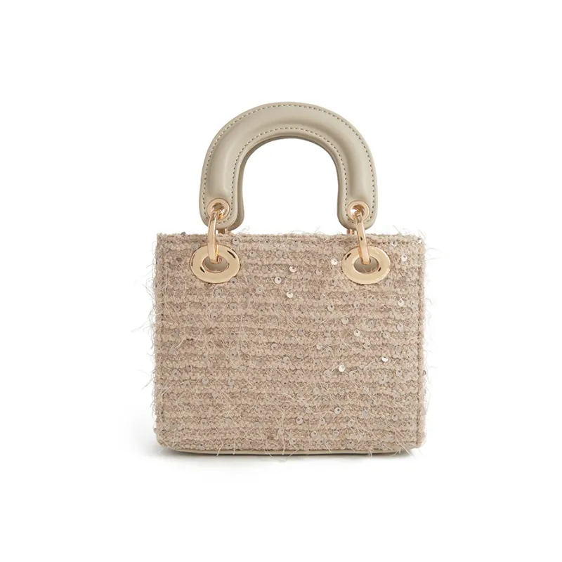 JACD Pu Niche Handbag Medium Size Women's Green Pink Gray/Nude Crystal Pink-6