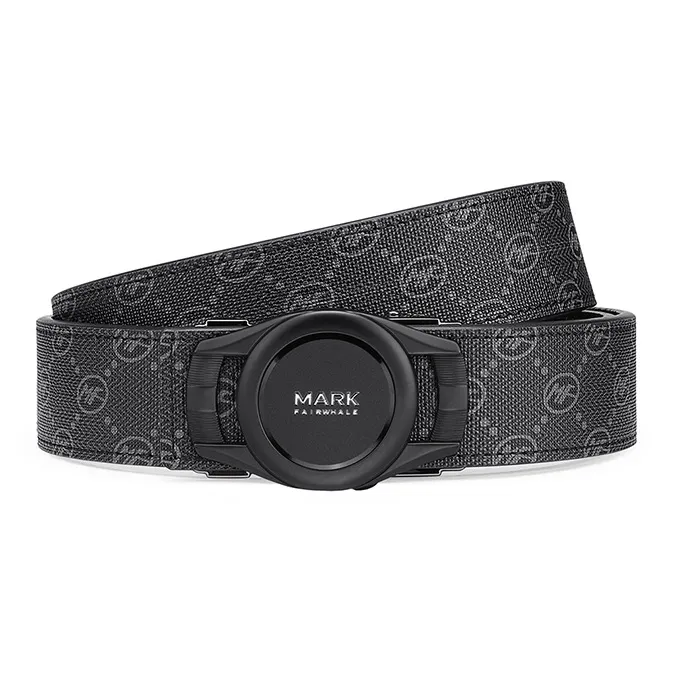 FAIRWHALE Pvc Leather Belts Men's Width 3.5CM-2
