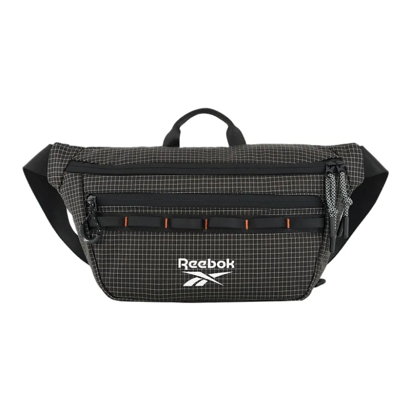Reebok Fabric Shoulder Bag Crossbody Bag Sling Bag Fanny Pack Regular Unisex Black/Green-0
