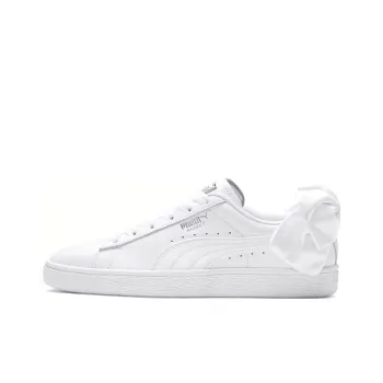 PUMA Basket Heart Bow Satin Sneakers Women's