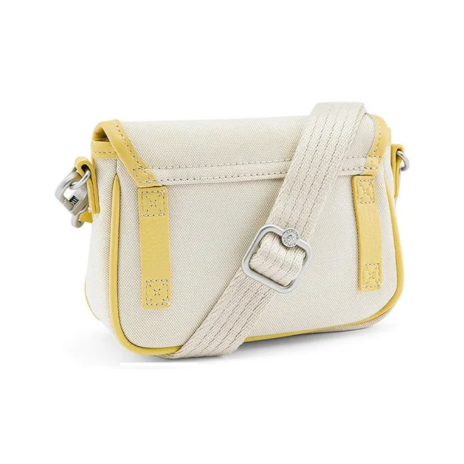 Kipling Polyester Crossbody Bag Small Size Unisex Beige & Yellow-2