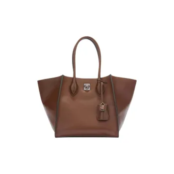 ERMANNO SCERVINO Smooth Calf Leather Handbag Women's Brown