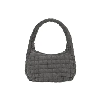 COS Polyester Cloud Bag Portable Crossbody Bag Shoulder Bag Large Size Unisex Gray
