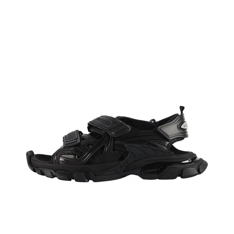 Balenciaga Track Sandal Black-0