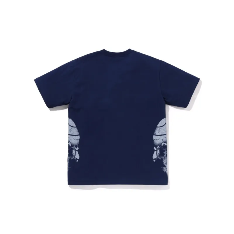 Bape Japanese Tattoo Side Big Ape Head Tee-3