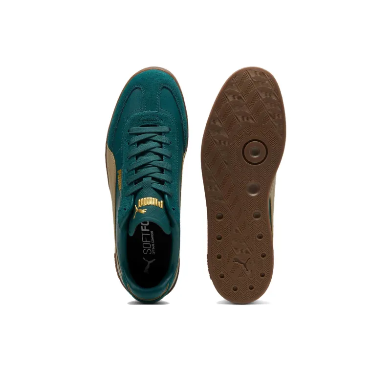 PUMA Club Anti Slip Wear Resistant Low Top Skateboard Shoes Unisex Green-3