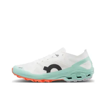 On Cloudventure Peak 3 Slip Resistant Low Top Trail Running Running Shoes Men's White Cyan