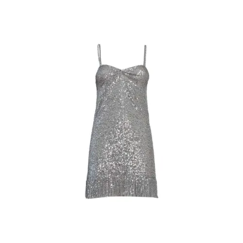 ERMANNO SCERVINO Sequin Embellished Fringed Dress