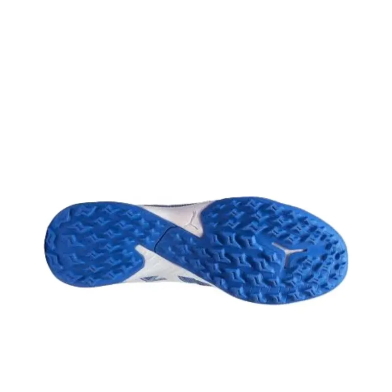 PUMA FUTURE 7 MATCH MG Rubber Short Studs Artificial Ground Durable Breathable Soccer Shoes Men's Blue White-4