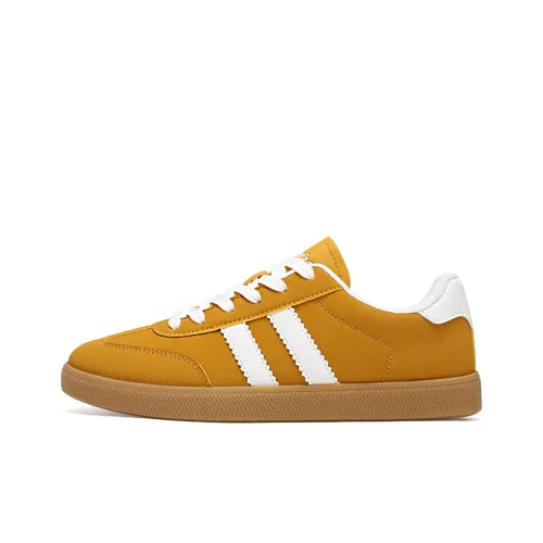 WARRIOR Skateboard Shoes Unisex Low-Top Cheese Yellow