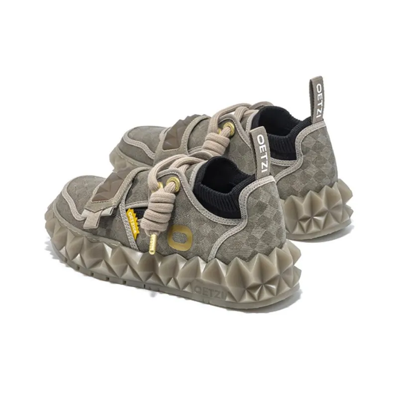 OETZI Ice Mountain Series 11 Low Top Casual Shoes Men's Gray-2