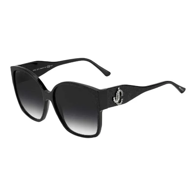 Jimmy Choo Square Sunglasses Women's Black-1