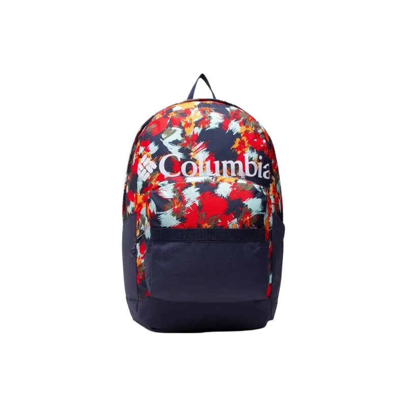 Columbia Fabric Backpack Large Size Unisex Black/Orange-0