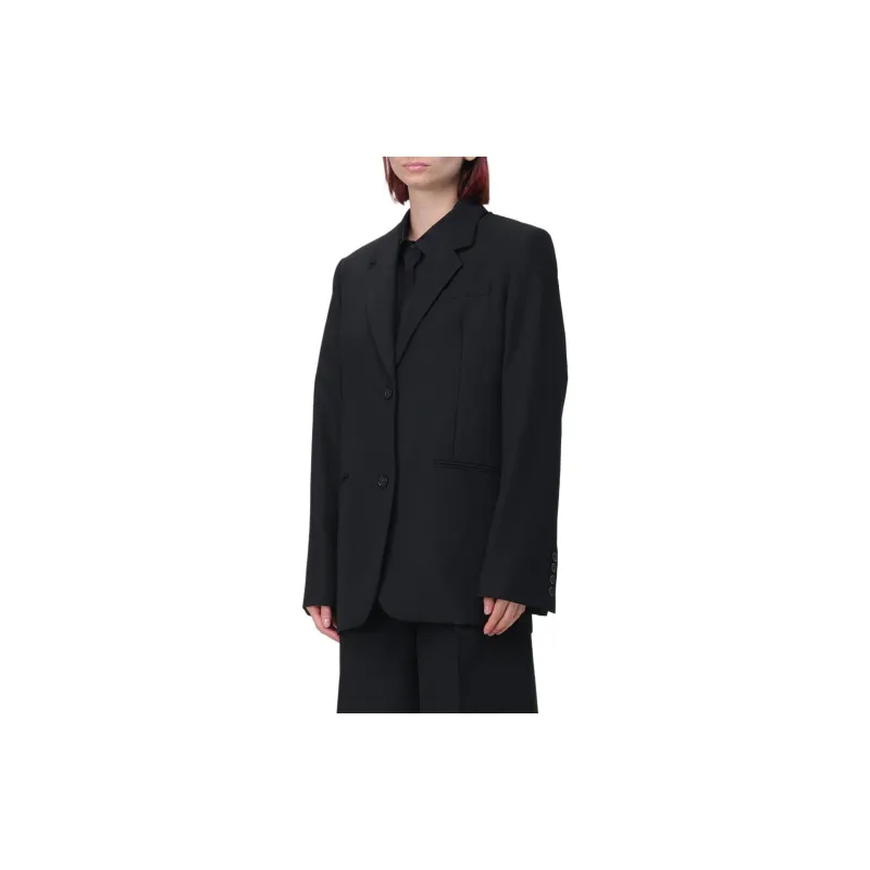 TOTEME Single-Breasted Straight Hem Blazer-2