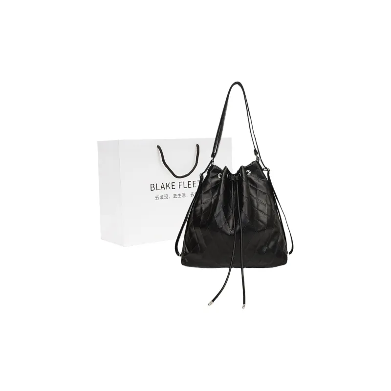 BLAKE FLEETO PU Bucket Bag Backpack Shoulder Bag Women's Multicolor-16