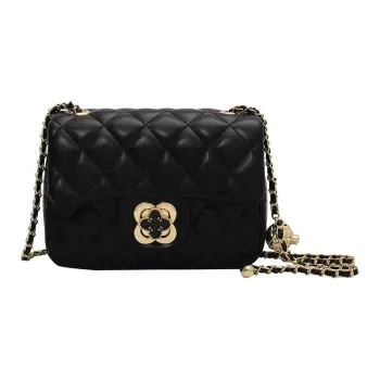 Carksky PU Shoulder Bag Crossbody Bag Women's Black/White